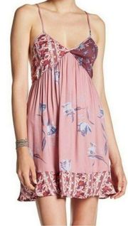 Free People All Mixed Up Slip Dress