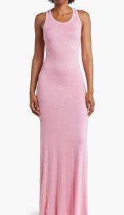 NWT Go Couture Women's Pink Racerback Begonia Maxi Dress Size Medium