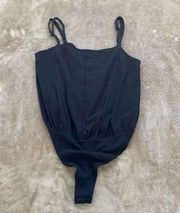 Free People Black New Women’s Bodysuit