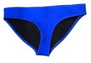 Triangl bright blue neoprene full bottom bikini bottoms size L