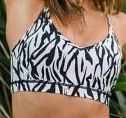 ZYIA Active Zebra Sports Bra