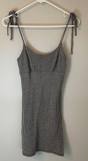 Fitted Gingham Dress Size Small