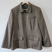 Ralph Lauren Wool Herringbone Jacket women's Size 16W
