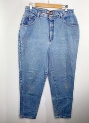 Just My Size Denim Blue Denim High Rise Curvy Mom Jeans Women's Size 18/31