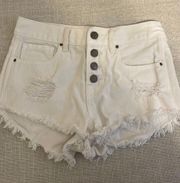 Bullhead Denim Co Bullhead denim White Denim Shorts