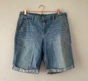 Lane Bryant denim Bermuda shorts size 18