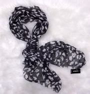 -Animal Print Lightweight Scarf-NWT