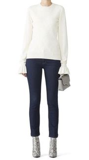 Opening Ceremony Ecru Compact Flare Sleeve Sweater Size XS $350