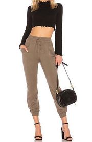 Tularosa x Revolve Tibby Tencel Lyocell Joggers | Olive | Small