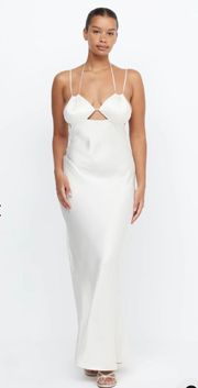 white slip dress