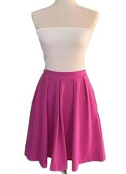 Cynthia Rowley Full Skater Skirt w/ pockets Hot Bright Pink Women’s XS