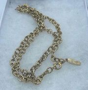 Whiting & Davis vintage 24” chain necklace*