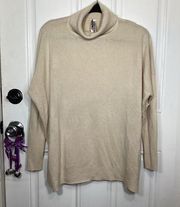 Azure Collection Beige Turtleneck