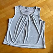 Jones Studio Separates Dressy Tank, Gray, Size 16W