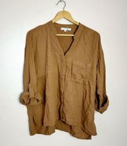 Brown Young, Fabulous & Broke Top Size M EUC