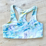 Betsey Johnson Performance Tie Dye Sports Bra |‎ Blue Size Small