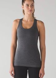 Lululemon Cool Racerback Tank Grey Size 4