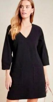 Anthropologie Black Angelika Tunic Dress