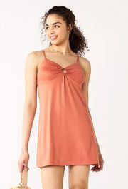 Coral Mini Sundress