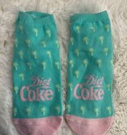 diet coke tropical ankle socks