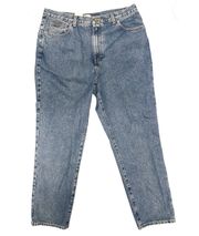 Y2K Double Stone Wash Mom Jeans Size 16 New with Tag