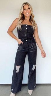 denim jumpsuit