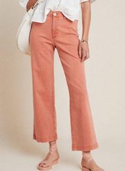 PAIGE Coral Nellie Ultra High-Rise Culotte Jeans