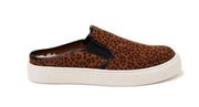 Women’s Leopard Print Casual Twin Gore Mule Slip on Shoes Size 10