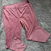 OG Blushing Pink Velour Track Sweatpants