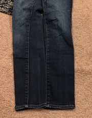 J crew 9 inch high rise tooth pick jeans 25