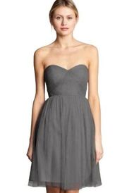 Collection Charcoal Gray Convertible Wren Tulle Dress Size 8