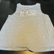 Rae Dunn Be Kind tank top in medium. Good used condition.