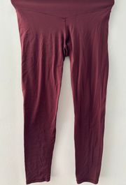 Aerie 7/8 Leggings Maroon