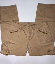 Tan cool edgy old Jeans 6p