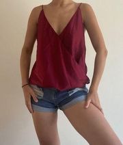 Burgundy Tank Top