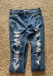 PacSun Dark Wash Ripped Jeans