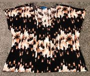 Derek Lam for Design Nation Women’s Printed Short Sleeve Shirt Size Large