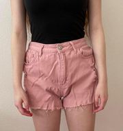 dark pink shorts