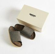 Fear of God x Birkenstock The Los Feliz Felt in Ash Melange 40 W 9 M 7 with Box