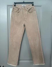 Re/Done 70s Stove pipe high rise Jean