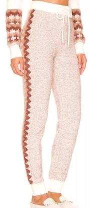 Lovers And Friends Tavi Fair Isle Knit Pant Size Large EXC! Sold Out $218