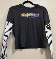 Grateful Dead Cropped Long Sleeve T-Shirt Size S