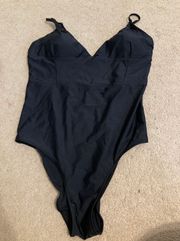 Summer Salt Black One Piece Swim Suit