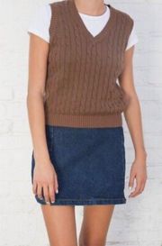 Brown Marlena Sweater Vest