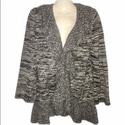 Style & Co. ruffle front cardigan sweater