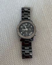 Michael Kors Ceramic Black Watch