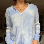 For the Republic Sky blue Tiedye long sleeve top