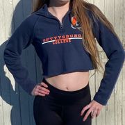 Gettysburg College Cropped Zip-Up