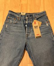 501 High-Rise Straight-Leg Jeans