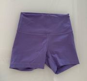 WUNDER TRAIN HIGH RISE 4” SHORT PURPLE